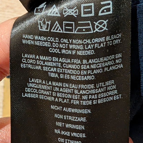 Marciano By Guess, Women's Midnight Blue Ruched Midi Dress, Size L - Picture 4 of 5